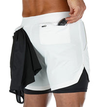 Load image into Gallery viewer, 2 In 1 Mens Shorts Men
